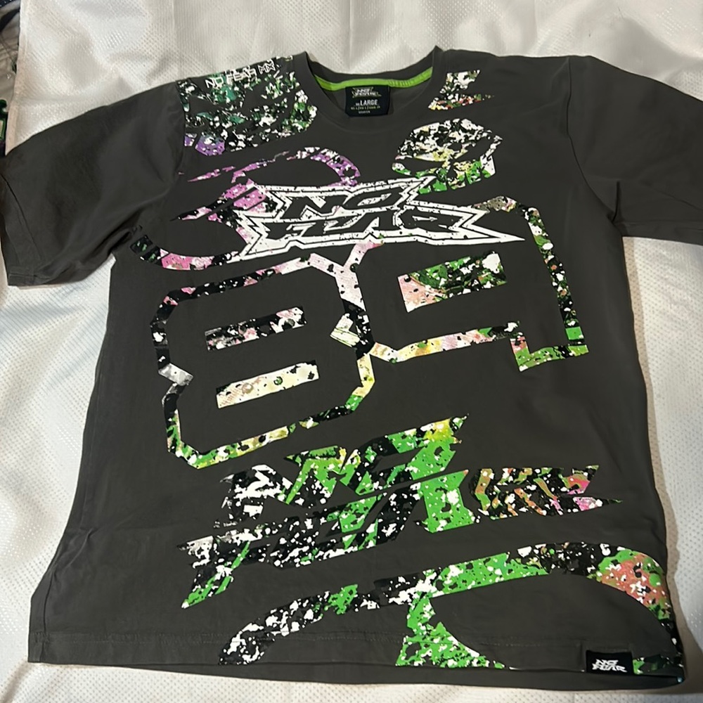 No Fear MX Graphic Tee Motocross Dirt Bike ATV Unisex Large T-Shirt